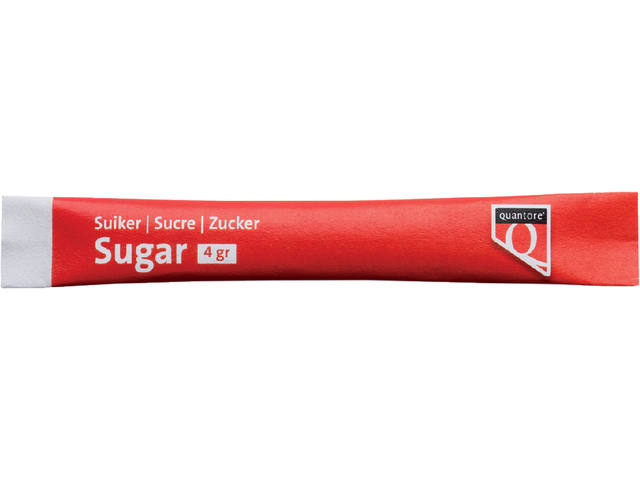 Quantore Suikersticks Quantore 4 gram 1000 stuks - 890031 - Kleinbeernink