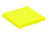 Memoblok Quantore 76x76mm neon geel