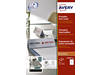 Tafelnaambord Avery L4796-20 210x60mm wit 20stuks