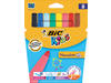 Kleurstift Bic Kids Visacolor XL blister à 8 stuks assorti