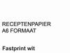 Receptpapier Fastprint A6 80gr wit 2000vel