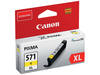Inktcartridge Canon CLI-571XL HC geel
