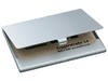 Visitekaartenhouder Sigel VZ135 15 kaarten graveerbaar mat zilver