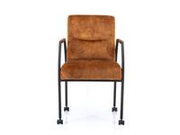 VERGADERSTOEL ALBANY ADORE COGNAC