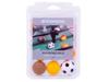 TAFELVOETBALBALLETJES HEEMSKERK ASSORTI (12 STUKS)