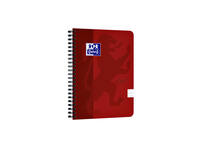 Spiraalblok Oxford Touch A5 lijn 140 pagina's 80gr rood