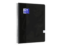 Spiraalblok Oxford Touch A4 ruit 5x5mm 140 pagina's 80gr zwart