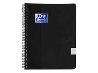 Spiraalblok Oxford Touch A5 ruit 5x5mm 140 pagina's 80gr zwart