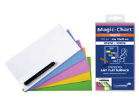 Magic-chart notes Legamaster 10x20cm assorti 500 vel
