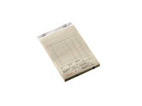 Kassablok Djois Atlanta met kopie (carbon) 142x100mm 50x2vel wit