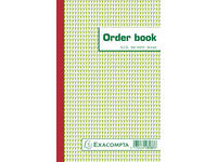Orderboek Exacompta 210x135mm 50x3vel lijn