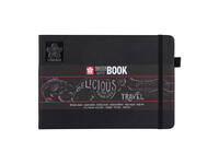 Schetsboek Sakura 80 zwarte vellen 140gr 210x148mm zwart