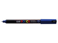 Paintmarker Uni POSCA PC1MR extra fijn donkerblauw