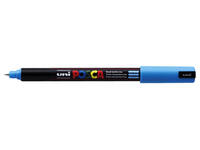 Paintmarker Uni POSCA PC1MR extra fijn lichtblauw