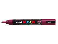 Paintmarker Uni POSCA PC5M medium wijnrood