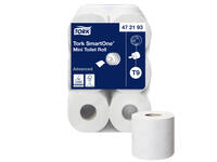 Toiletpapier Tork T9 Advanced SmartOne 2-laags 112m wit 472193