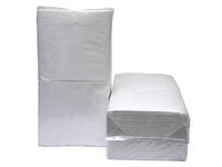 Servetten Blanco 1/4vouw 1-laags 4500 stuks