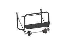 Poetspapierdispenser Euro Products M1 muurstandaard zwart 438304