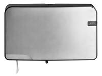 Toiletpapierdispenser Quartzline Q5 jumbo klein duo zilver 441097