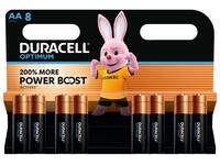 Batterij Duracell Optimum 8x AA