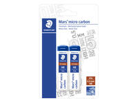 Potloodstift Staedtler Mars Carbon Micro 0.5mm HB blister 2 stuks