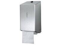 Toiletpapierdispenser Euro Products systeemrol duo zilver 438001