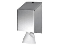 Poetspapierdispenser Euro Products universeel medium zilver 438990