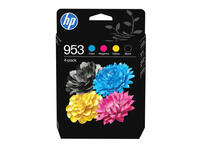 Inktcartridge HP 6ZC69AE 953 zwart + 3 kleuren