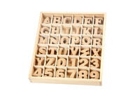 Letters en cijfers Creativ Company 4cm 288 stuks MDF