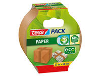 Verpakkingstape tesapack® papier ecoLogo® 25mx38mm bruin