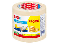 Afplaktape tesa® Economy 2x 50mx30mm, 2x 50mx19mm promopack