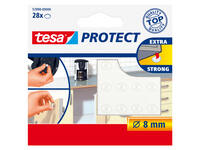 Anti-slip en geluiddempers tesa® Protect rond  Ø8mm transparant 28 stuks
