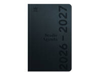Schoolagenda 2026-2027 Ryam Studie DeLuxe 7dagen/2pagina's zwart