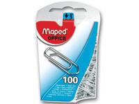 Paperclip Maped Office 25mm 100 stuks zilver