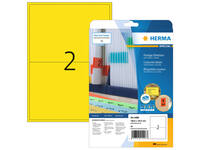 Etiket HERMA 4496 199.6x143.5mm geel 40 stuks
