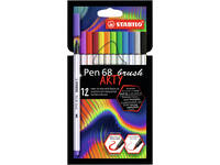 Brushstift STABILO Pen 568/12 Arty assorti etui à 12 stuks