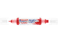 Acrylmarker edding e-5400 3D double liner verkeersrood