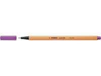 Fineliner STABILO point 88/60 fijn vergrijsd violet