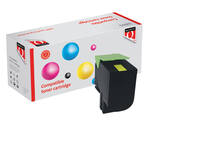 Tonercartridge Quantore alternatief tbv Lexmark 80C2XY0 geel
