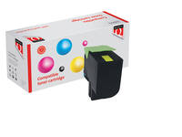 Tonercartridge Quantore alternatief tbv Lexmark 70C0X40 geel