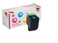 Tonercartridge Quantore alternatief tbv Lexmark 80C2HC0 blauw