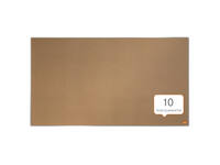 Prikbord Nobo Impression Pro widescreen 50x89cm kurk
