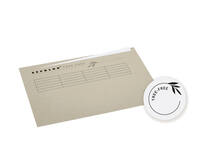Vouwmap Djois Tree-Free A4 ongelijk 226gr beige
