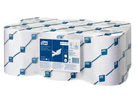 Handdoekrol Tork H12 Advanced 2-laags 143m wit 471113