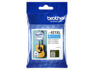 Inktcartridge Brother LC-421XLC blauw