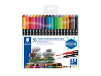 Viltstift Staedtler Design Journey permanent dubbele punt 36 kleuren