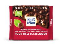 Chocolade Ritter Sport puur-hele hazelnoot 100gr