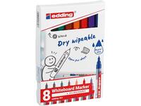 Whiteboardmarker edding 361 rond 1mm assorti 8 stuks