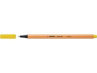 Fineliner STABILO point 88/24 fijn citroengeel