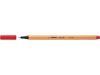 Fineliner STABILO point 88/48 fijn lichtrood